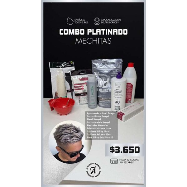 Kit Platinado Mechitas