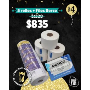 Promo 4: Pack Rollo Protector x5 + Filos Dorco